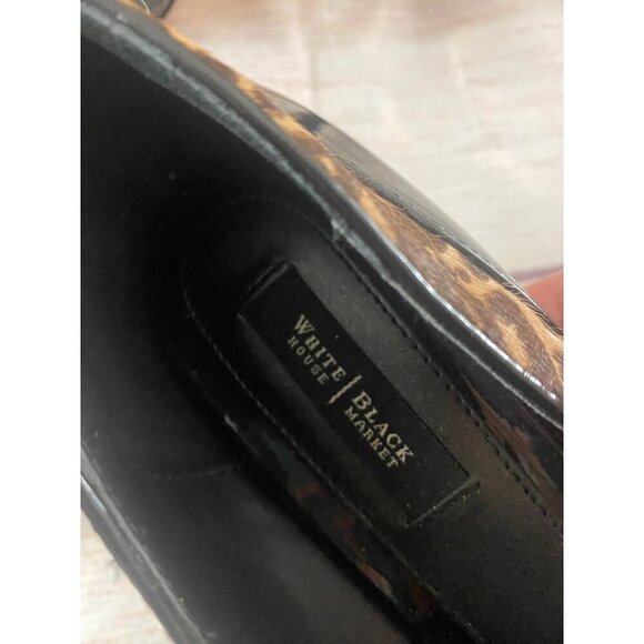 White House Black Market Women's Marigold Calfskin Pumps - 9 1/2M - Picture 5 of 10